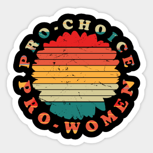 Pro-women Pro-choice - Vintage Sticker